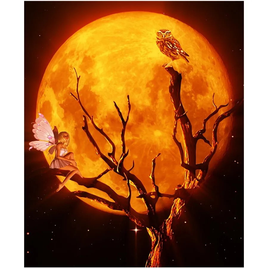 5D DIY Full Circle Diamond Painting Scenery Moon Tree Handmade Diamond Embroidery Mosaic Seaside Art Kit Home Decoration
5D DIY Full Circle Diamond Painting Scenery Moon Tree Handmade Diamond Embroidery Mosaic Seaside Art Kit Home Decoration