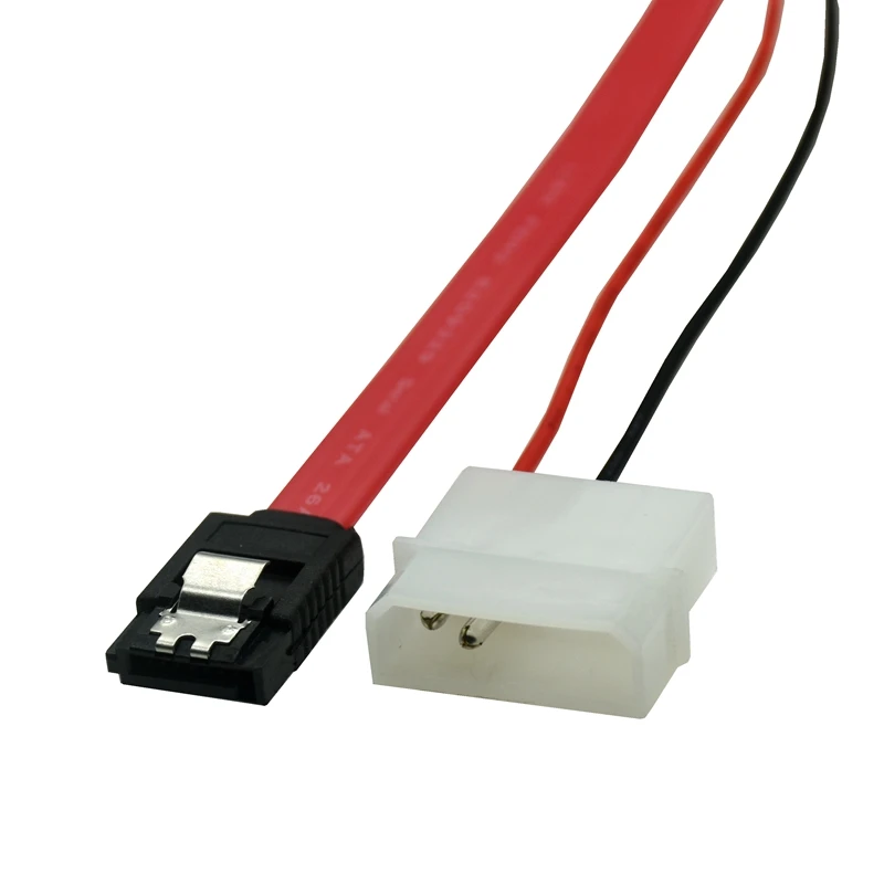 Кабели питания SATA 1 шт. для Molex Slim 13 pin(7P + 6P) на 7pin кабель порта Slimline 0 3 м/1 фут/12 дюймов
