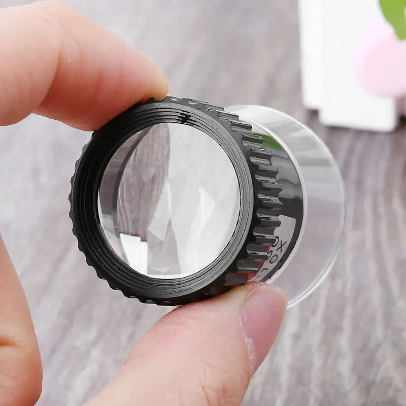 

10X монокуляр, увеличительное стекло лупа объектив карта глаз ювелирное украшение в виде лупы инструмент для ремонта