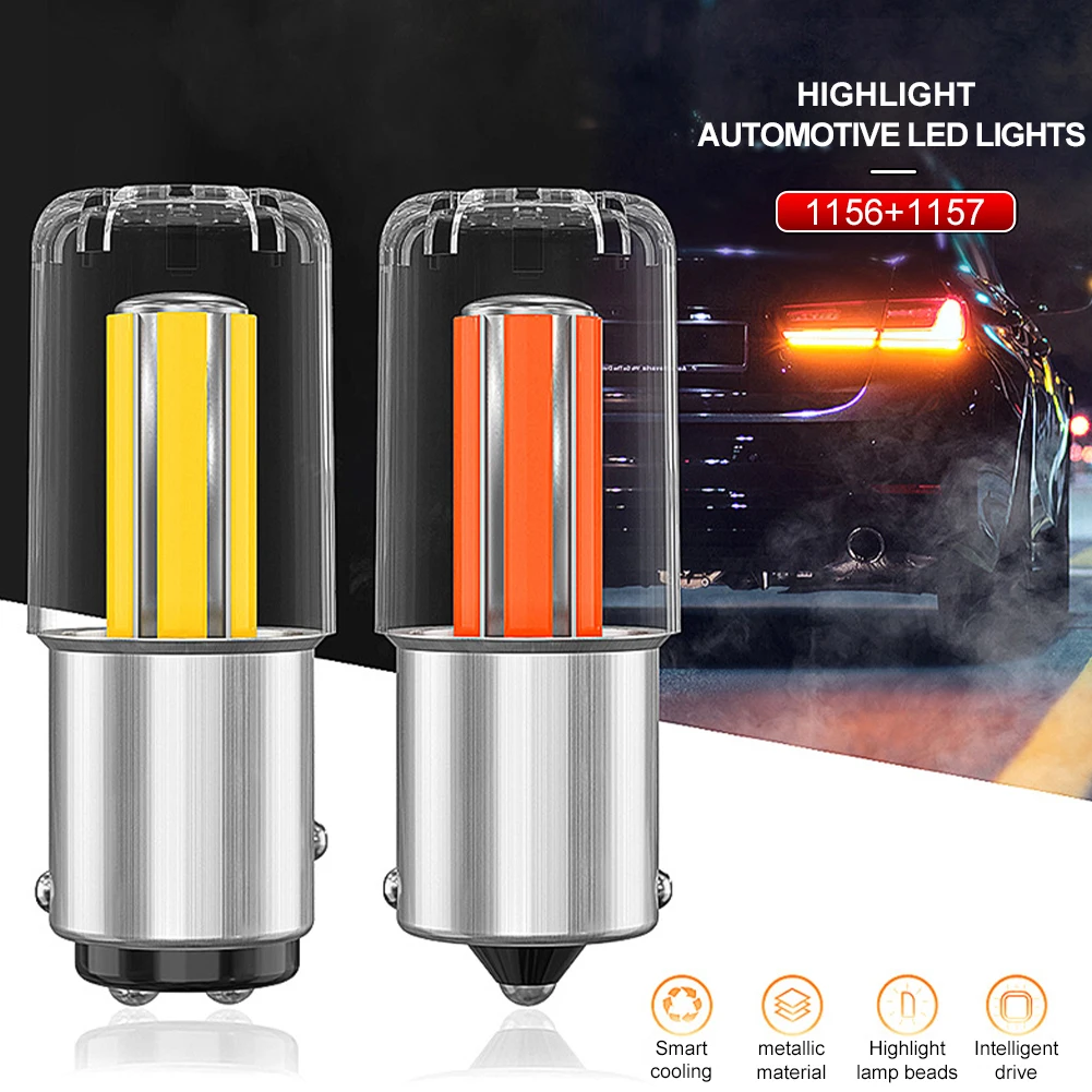 2Pcs 1156 1157 LED Bulb Car Headlight BA15S BAY15D 5W 6 COB Brake Light Tail Light Reverse Lamp Warning Signal Car Truck Light
2Pcs 1156 1157 LED Bulb Car Headlight BA15S BAY15D 5W 6 COB Brake Light Tail Light Reverse Lamp Warning Signal Car Truck Light