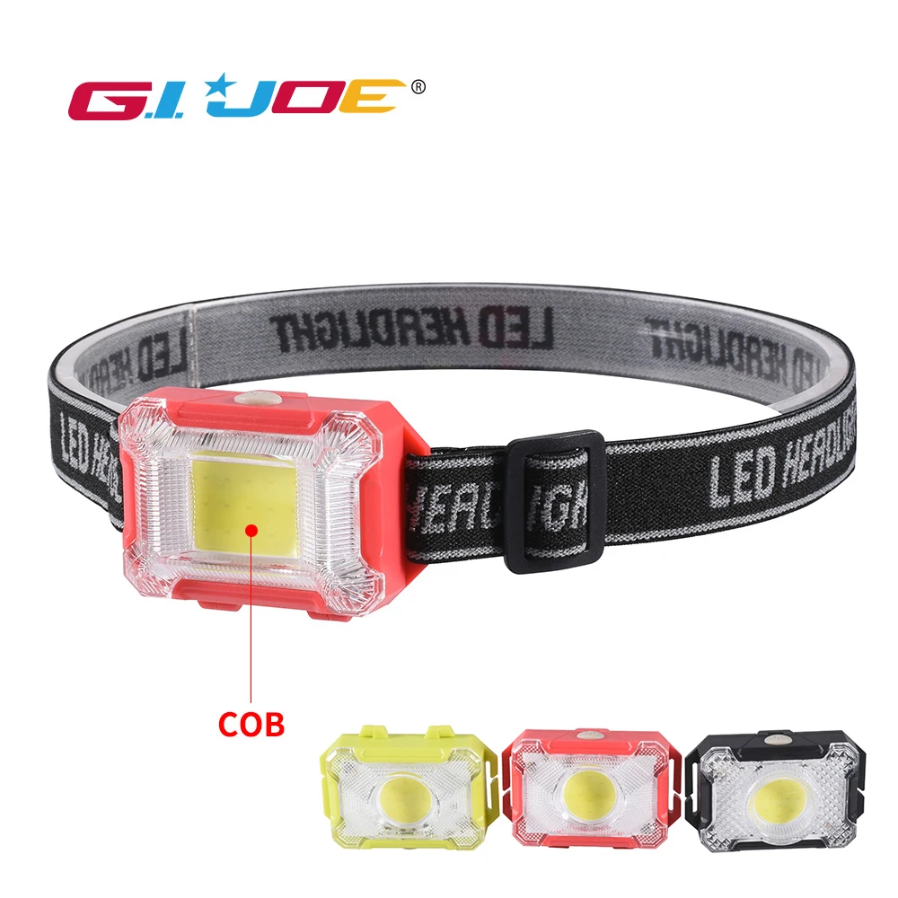 GIJOE led portable headlight waterproof plastic shell 3*AAA battery 4 modes 1000LM head lamp hiking fishing lantern
GIJOE led portable headlight waterproof plastic shell 3*AAA battery 4 modes 1000LM head lamp hiking fishing lantern