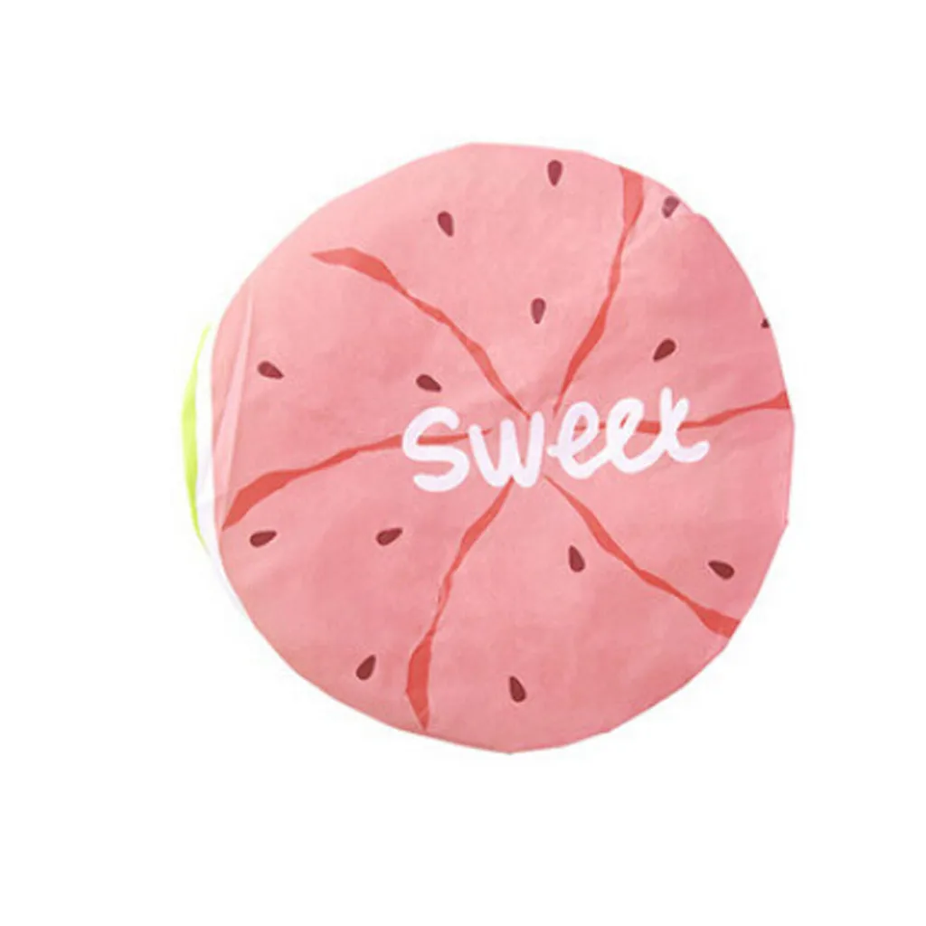 Reusable Elastic Shower Caps Cute Fruit Design Waterproof Bath Hat Salon Hair Hat Girls Women Kids Shower Caps Bathroom Products
Reusable Elastic Shower Caps Cute Fruit Design Waterproof Bath Hat Salon Hair Hat Girls Women Kids Shower Caps Bathroom Products