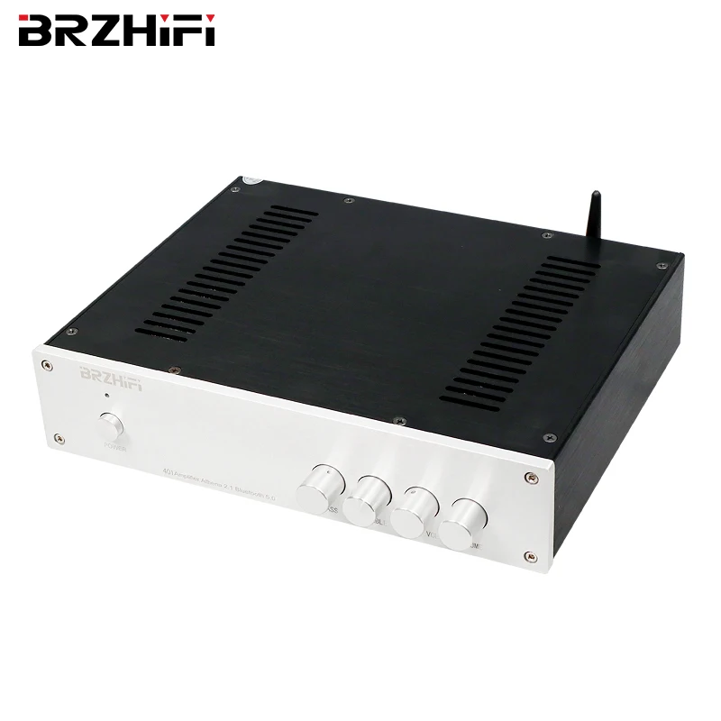 Усилитель мощности звука BRZHIFI 2 1 BA1 сабвуфер 150 Вт * Bluetooth 5 0 60 LM3886 стереозвук басы HiFi