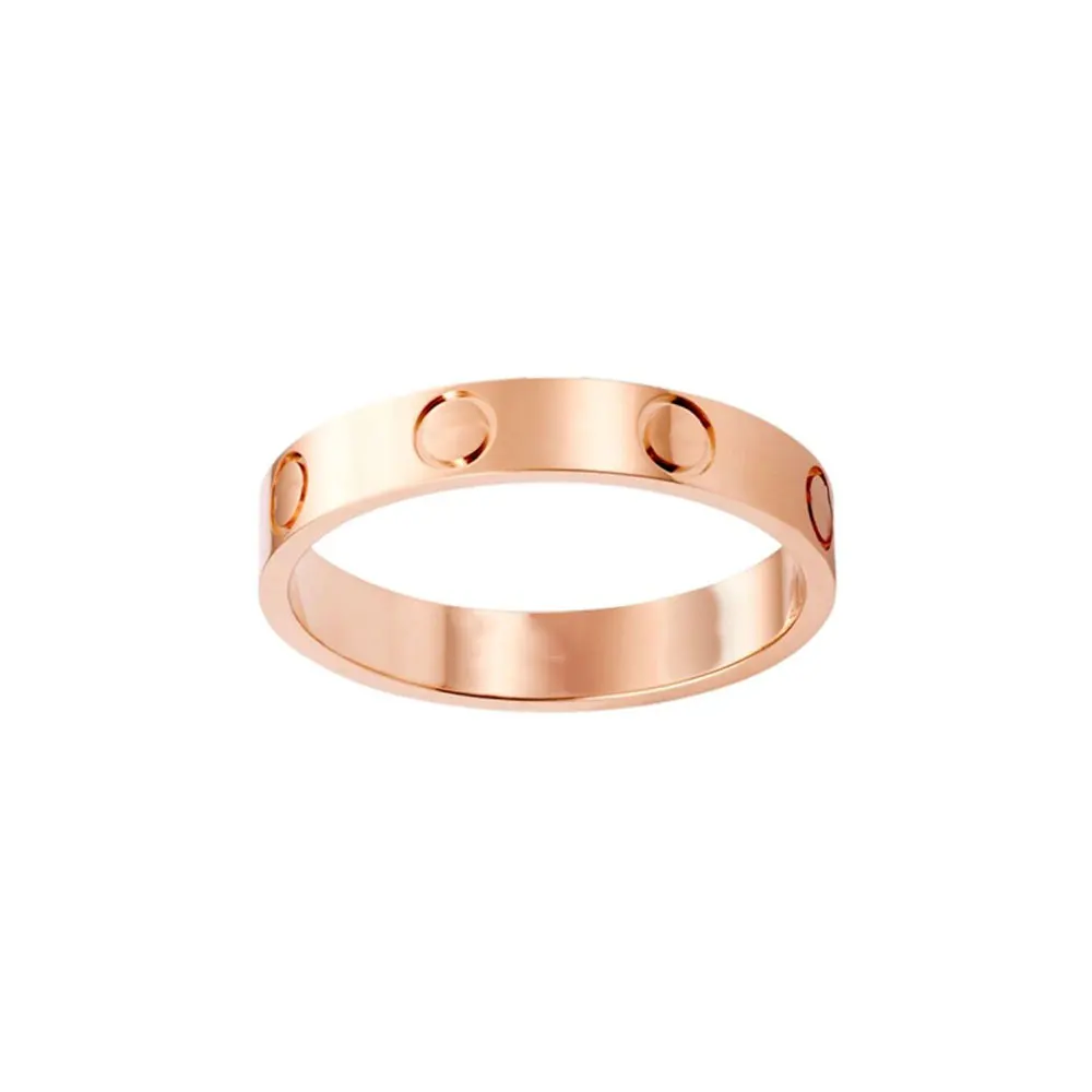 Light luxury brand jewelry 1: 1 fashion simple rose gold men ladies ring birthday gift couple rings
Light luxury brand jewelry 1: 1 fashion simple rose gold men ladies ring birthday gift couple rings
