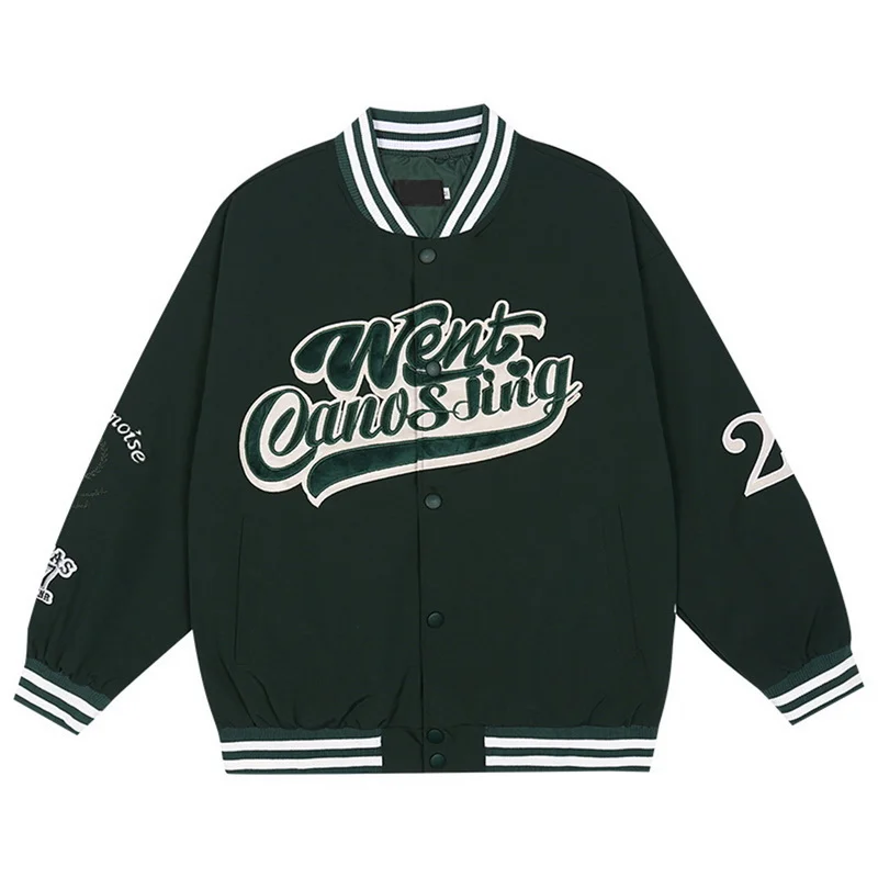 2021 Bomber Jackets Letter Embroidery Autumn And Winter Men Women Street Loose Wild Baseball Uniform Jacket Couple Y2k Top
2021 Bomber Jackets Letter Embroidery Autumn And Winter Men Women Street Loose Wild Baseball Uniform Jacket Couple Y2k Top