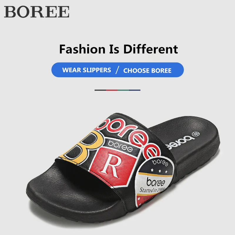 Boree Hot Summer Men Shoes 3D Letter Graffiti Men Slippers Casual Outdoor Slides Non-slip Summer male Sandals zapatos de hombre
Boree Hot Summer Men Shoes 3D Letter Graffiti Men Slippers Casual Outdoor Slides Non-slip Summer male Sandals zapatos de hombre