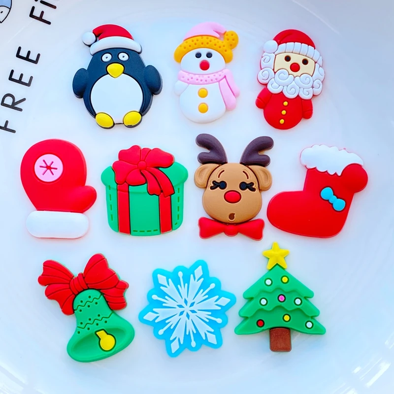 20pcs New Pattern Cute Cartoon Christmas PVC Flexible Glue Flat Back DIY Scrapbook Embellishment Phone Craft Decoration L88
20pcs New Pattern Cute Cartoon Christmas PVC Flexible Glue Flat Back DIY Scrapbook Embellishment Phone Craft Decoration L88