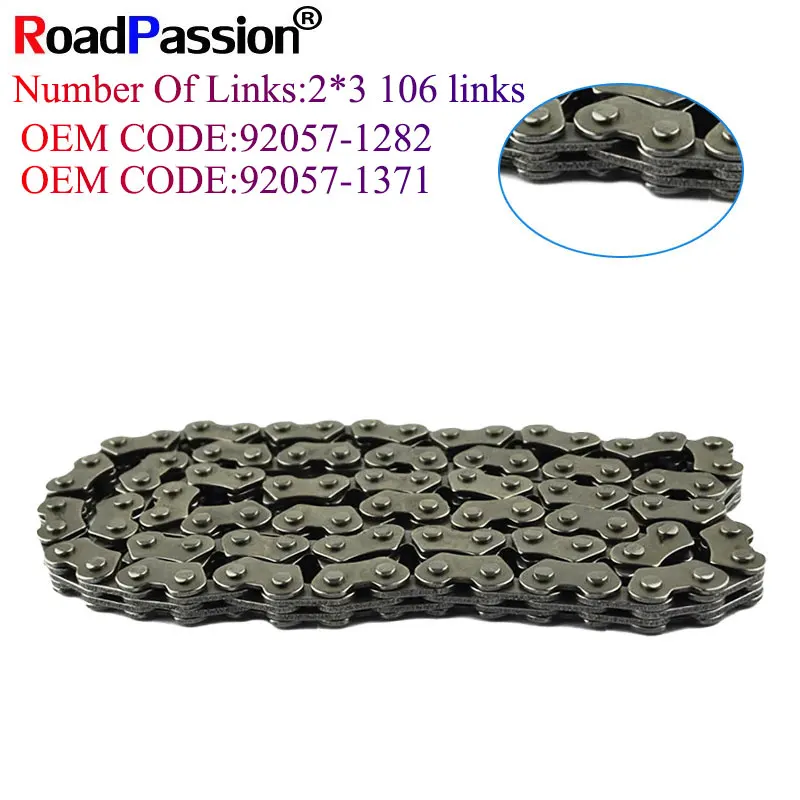 Motorcycle Engine Accessories Cam Timing Chain 106 Links For KAWASAKI ZR250 Balius ZXR250 ZXR250R ZXR 250 92057-1371 92057-1282
Motorcycle Engine Accessories Cam Timing Chain 106 Links For KAWASAKI ZR250 Balius ZXR250 ZXR250R ZXR 250 92057-1371 92057-1282