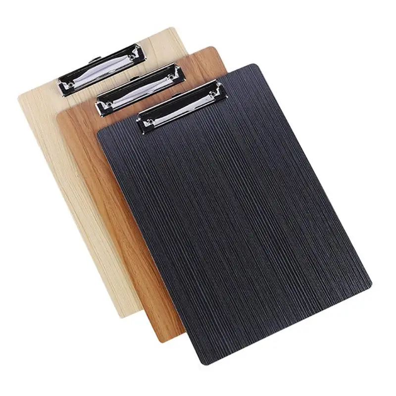 1 Set 3pcs A4 Paper Clip Board Clipboard A4 Paper File Holder Write Plywood Wood Grain for School Office (Assorted Color)
1 Set 3pcs A4 Paper Clip Board Clipboard A4 Paper File Holder Write Plywood Wood Grain for School Office (Assorted Color)