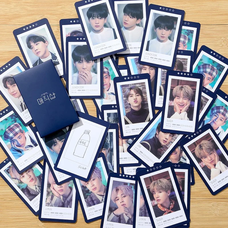 New South Korean Groups Kpop Bangtan Boys Album Love Your Self Made Paper Photo Cards Poster Photocard Lomo Card
New South Korean Groups Kpop Bangtan Boys Album Love Your Self Made Paper Photo Cards Poster Photocard Lomo Card