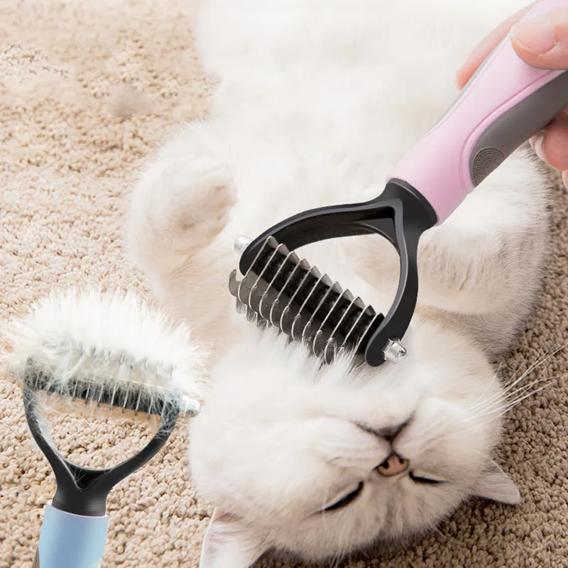 Quality Hair Removal Comb for Dogs Cat Detangler Fur Trimming Dematting Deshedding Brush Grooming Tool One/Double Side Comb
Quality Hair Removal Comb for Dogs Cat Detangler Fur Trimming Dematting Deshedding Brush Grooming Tool One/Double Side Comb