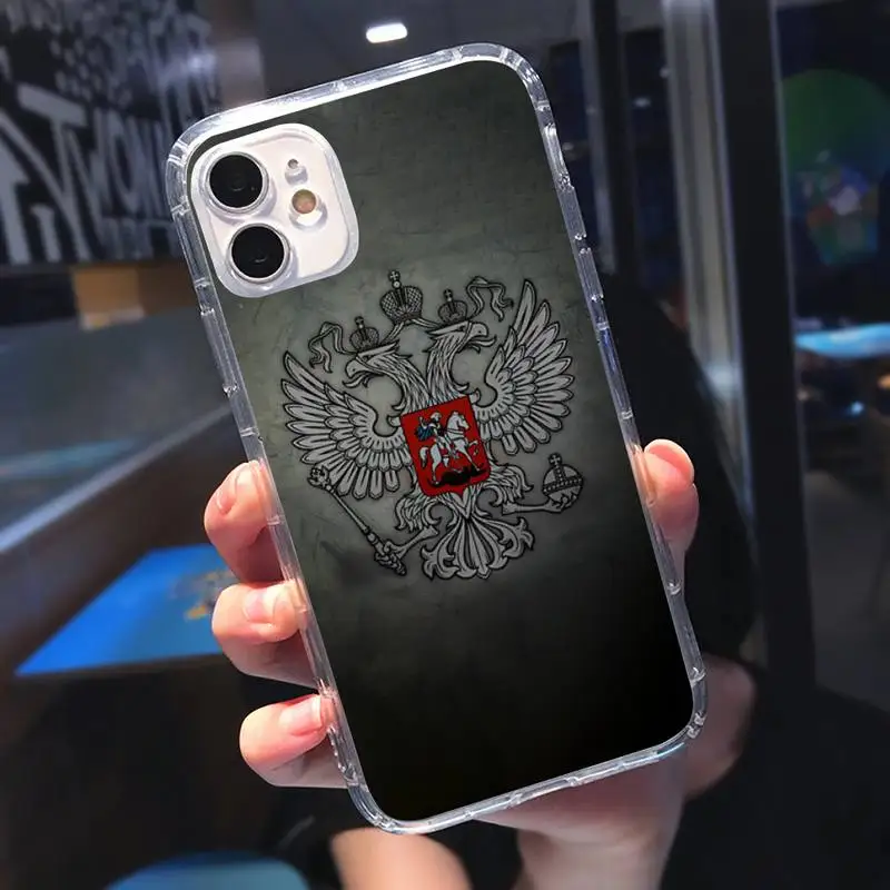 Russia flag Emblem Phone Case Transparent soft For iphone 5 5s 5c se 6 6s 7 8 11 12 plus mini x xs xr pro max
Russia flag Emblem Phone Case Transparent soft For iphone 5 5s 5c se 6 6s 7 8 11 12 plus mini x xs xr pro max