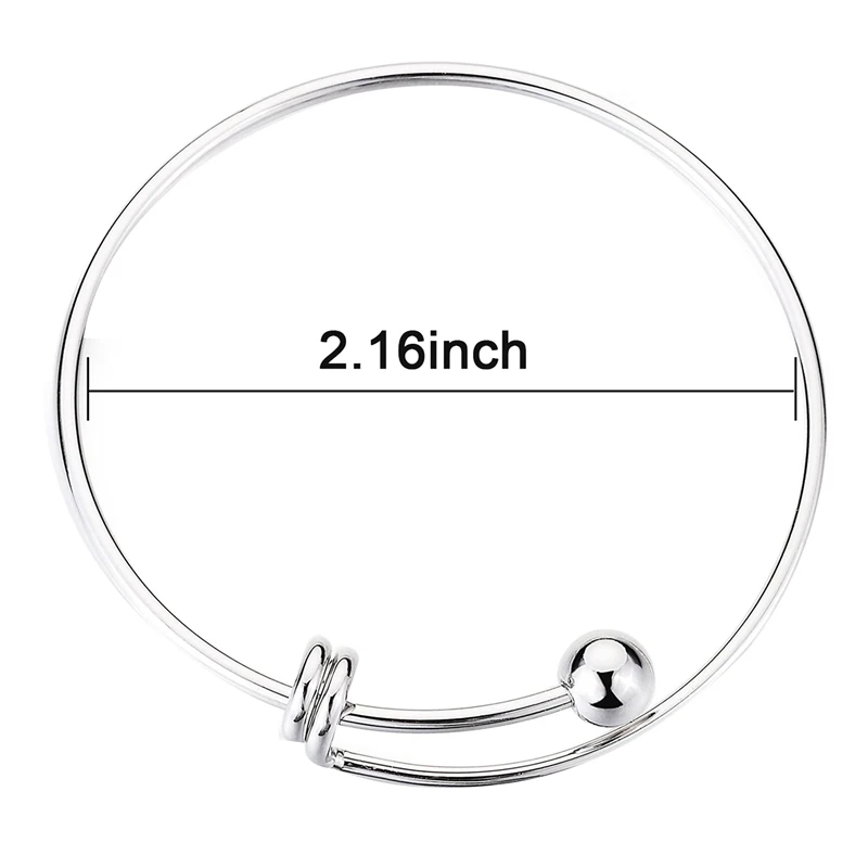 20 Pcs Expandable Bulk Wire Blank Adjustable Bangle Bracelet for DIY Jewelry Making, 2.56 Inch & 2.16 Inch
20 Pcs Expandable Bulk Wire Blank Adjustable Bangle Bracelet for DIY Jewelry Making, 2.56 Inch & 2.16 Inch