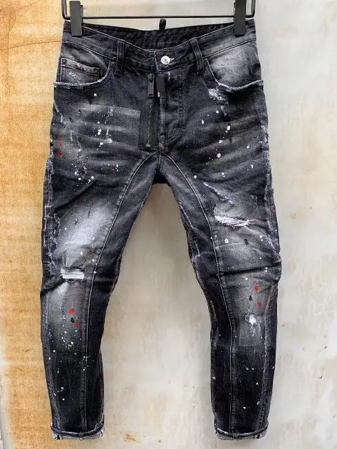 NEW Men Jeans Ripped for Men Skinny DSQ D2 Jeans Pants Men Jeans Zipper Outwear Man Pants 1 order
NEW Men Jeans Ripped for Men Skinny DSQ D2 Jeans Pants Men Jeans Zipper Outwear Man Pants 1 order