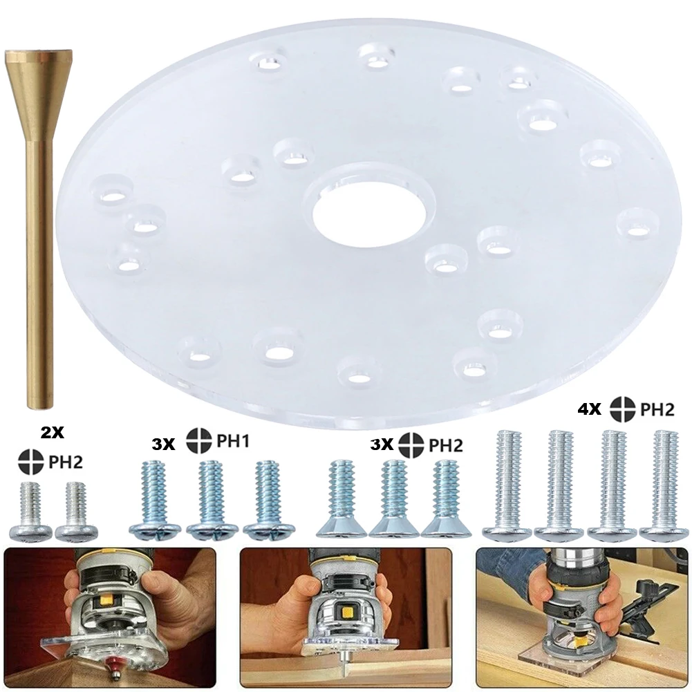 Universal Router Base Plate Template Guides Woodworking Milling Machine Bases Machinery Tools Accessories Dropshipping
Universal Router Base Plate Template Guides Woodworking Milling Machine Bases Machinery Tools Accessories Dropshipping