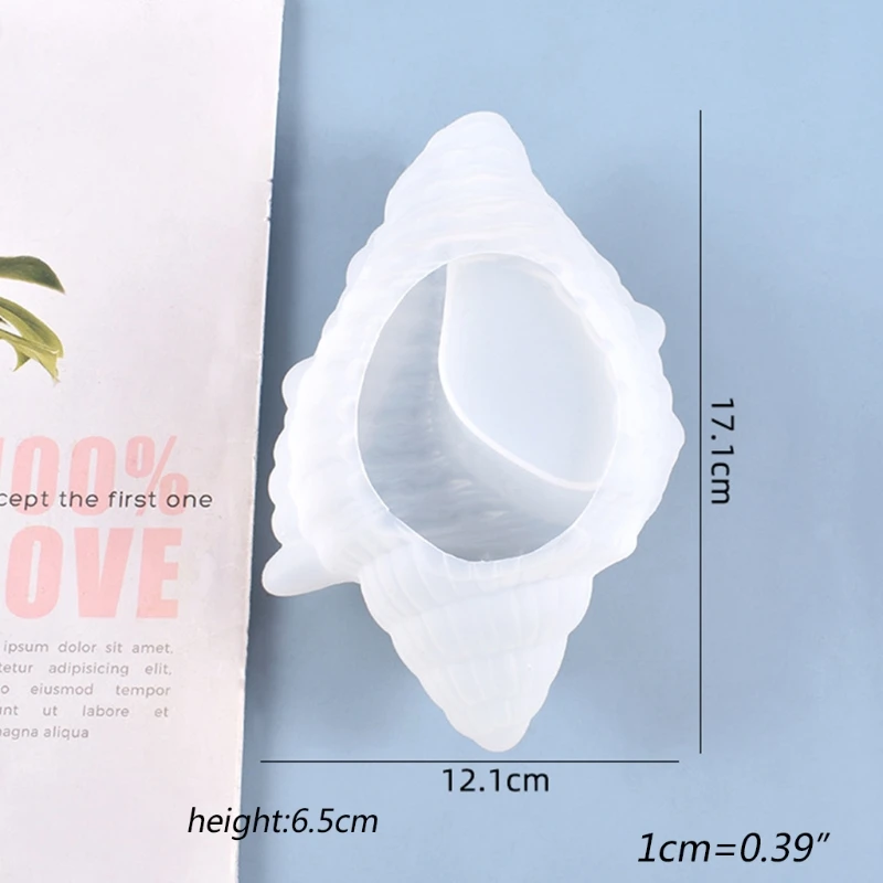 Crystal Epoxy Resin Mold Conch Storage Box Silicone Mould DIY Crafts Container Making Tool
Crystal Epoxy Resin Mold Conch Storage Box Silicone Mould DIY Crafts Container Making Tool