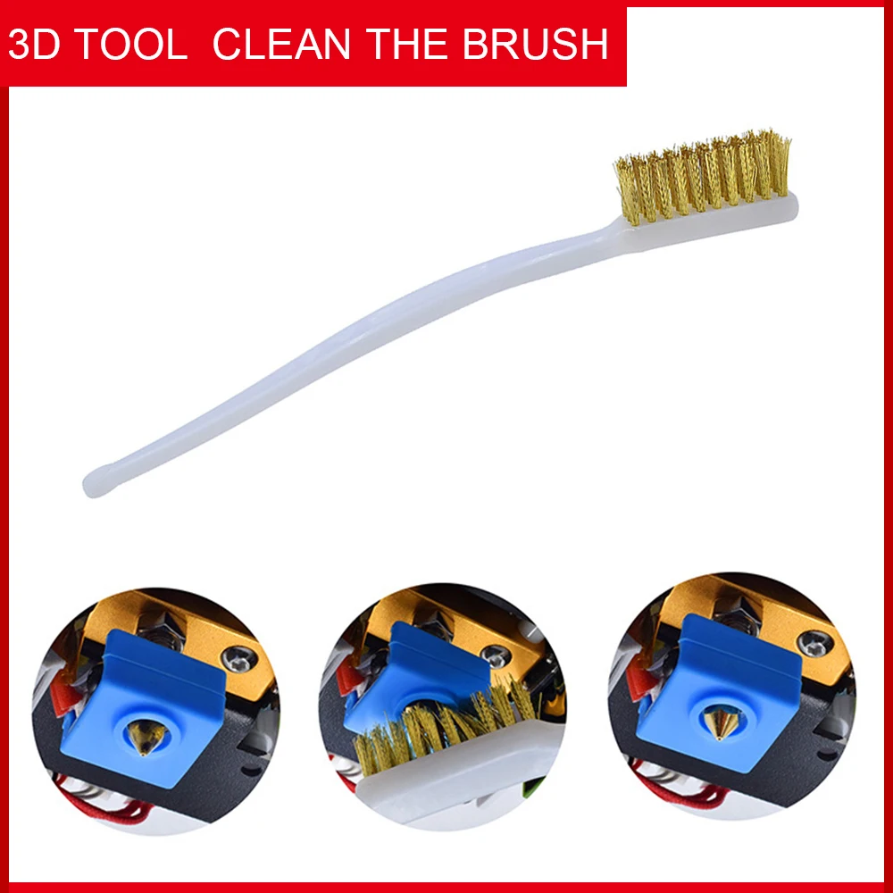 3D Printer Cleaner Tool Nozzle Cleaning Copper Wire Toothbrush for 3D Printer Nozzle/Heating Block/Hotend Hot Bed For cleaning
3D Printer Cleaner Tool Nozzle Cleaning Copper Wire Toothbrush for 3D Printer Nozzle/Heating Block/Hotend Hot Bed For cleaning