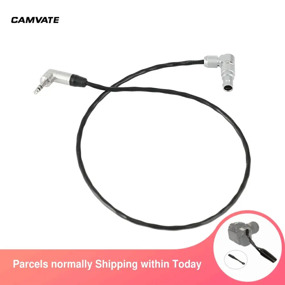 CAMVATE Standard ARRI 5 Pin Push-Pull Connector 3.5mm Mini Jack To ALEXA Timecode Cable For ARRI ALEXA LF, ALEXA MINI, ALEXA SXT
CAMVATE Standard ARRI 5 Pin Push-Pull Connector 3.5mm Mini Jack To ALEXA Timecode Cable For ARRI ALEXA LF, ALEXA MINI, ALEXA SXT