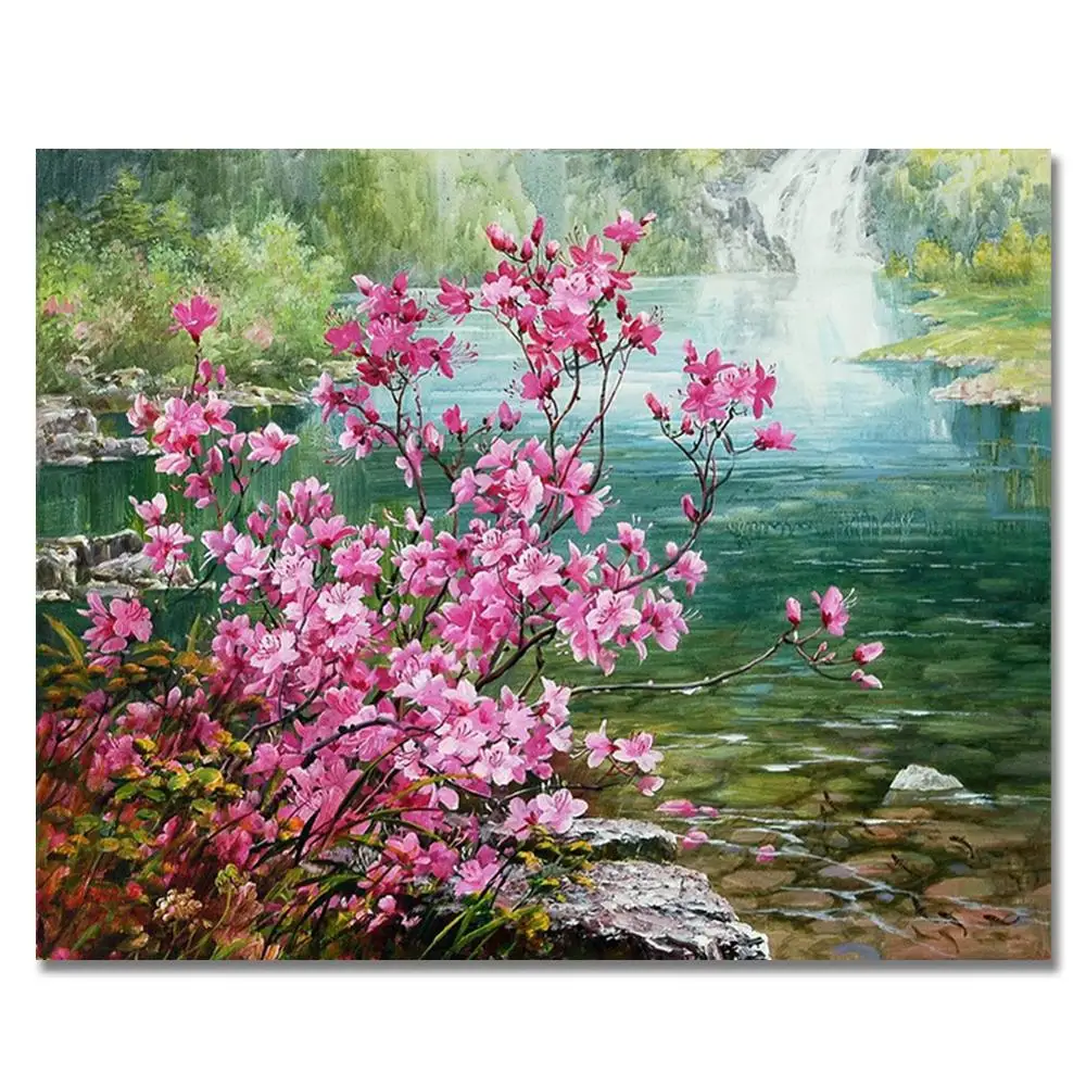 DIY Digital Waterfall Oil Painting Flower Pictures By Numbers Kits Acrylic Pigment On Canvas Wall Pictures For Living Room Gift
DIY Digital Waterfall Oil Painting Flower Pictures By Numbers Kits Acrylic Pigment On Canvas Wall Pictures For Living Room Gift