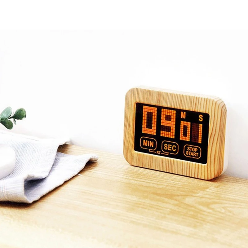 LCD Touchscreen Kitchen Timer Digital Timer Magnetic Electronic Timepieces Loud Alarm Clock 
LCD Touchscreen Kitchen Timer Digital Timer Magnetic Electronic Timepieces Loud Alarm Clock