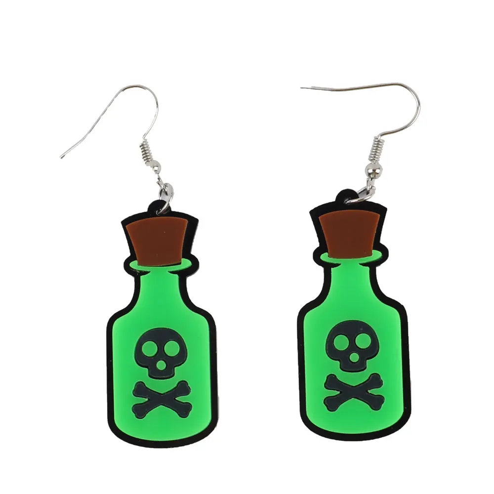 Green Skull Symbol Bone Bottle Acrylic Drop Earrings For Women Girls Geometric Long Dangle Earrings Fashion Party Jewelry Gifts
Green Skull Symbol Bone Bottle Acrylic Drop Earrings For Women Girls Geometric Long Dangle Earrings Fashion Party Jewelry Gifts