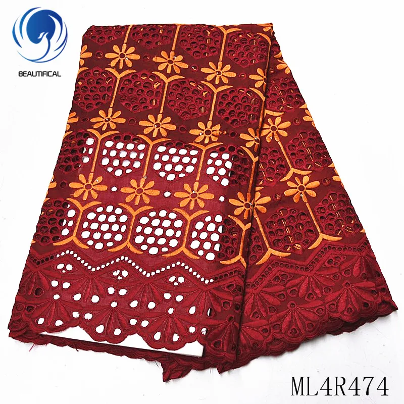 BEAUTIFICAL african lace fabrics 2019 Fashion Punch cotton lace fabric 5yards embroidery voile lace for wedding ML4R474
BEAUTIFICAL african lace fabrics 2019 Fashion Punch cotton lace fabric 5yards embroidery voile lace for wedding ML4R474