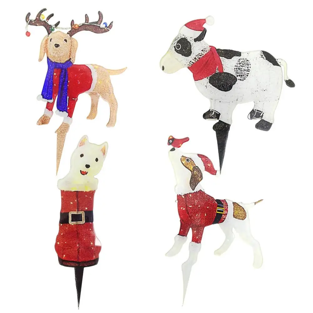 Christmas Garden Stakes Waterproof Acrylic Christmas Animal With Stake Outdoor Decorations Reusable Classic Christmas Elements D
Christmas Garden Stakes Waterproof Acrylic Christmas Animal With Stake Outdoor Decorations Reusable Classic Christmas Elements D