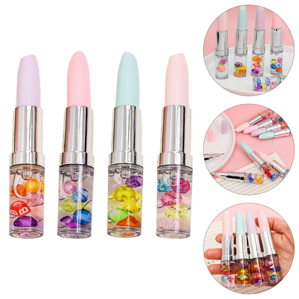 4pcs Lipstick Design Ink Pen Stationery School Office Supplies (Mixed Style)
4pcs Lipstick Design Ink Pen Stationery School Office Supplies (Mixed Style)