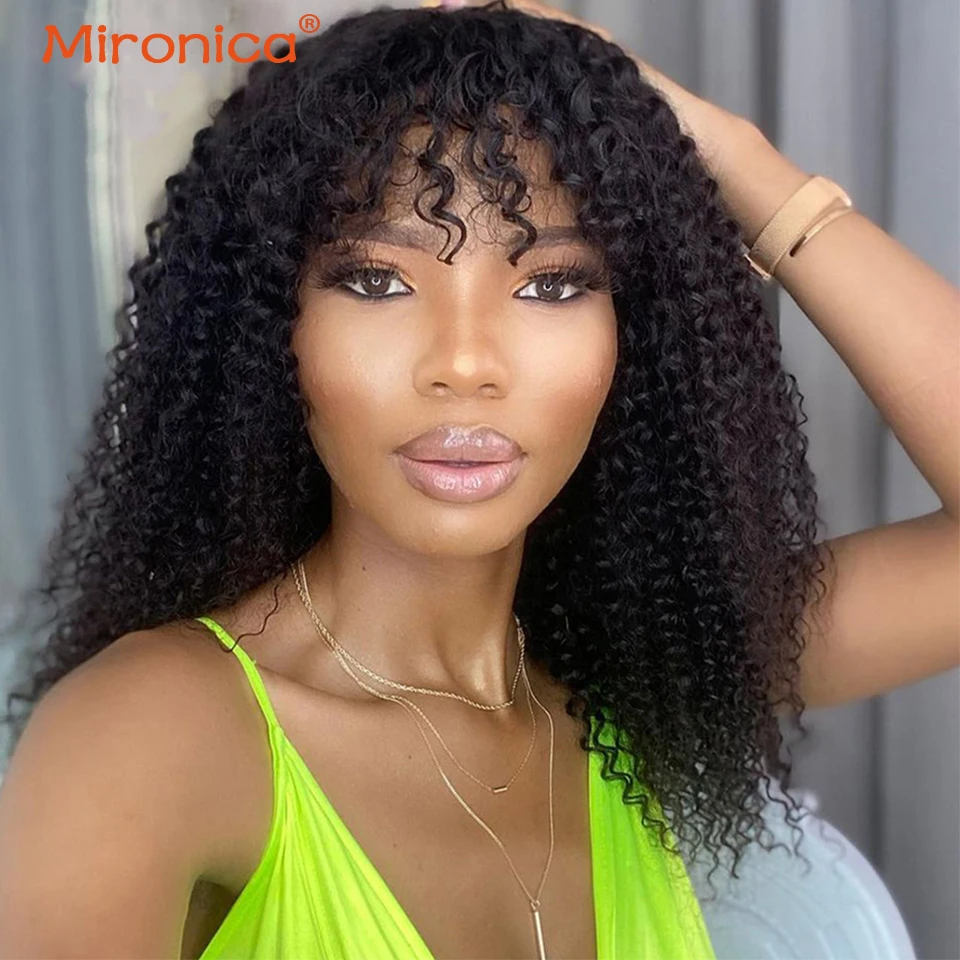 Kinky Curly Wholesale Brazilian Human Hair Wig With Bang Full Machine Made Natural Color Wig For Women 8-26 Inches Fast Shipping 
Kinky Curly Wholesale Brazilian Human Hair Wig With Bang Full Machine Made Natural Color Wig For Women 8-26 Inches Fast Shipping
