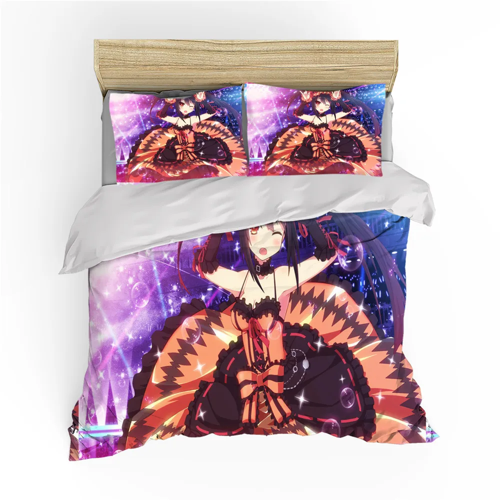 2/3 Piece DATE A LIVE Bedding Set Cover Set Anime Cartoon Duvet Cover Bedding Luxury Colorful Bed Quilt Cover Kids Bed Cover Set
2/3 Piece DATE A LIVE Bedding Set Cover Set Anime Cartoon Duvet Cover Bedding Luxury Colorful Bed Quilt Cover Kids Bed Cover Set
