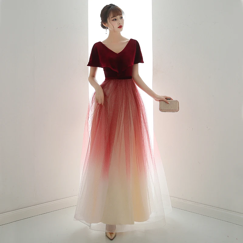 Evening Dresses Short Sleeves Deep V-Neck Plus size A-line Ankle-length Sequins Luxurious New Lace Woman Formal Party Dress A313
Evening Dresses Short Sleeves Deep V-Neck Plus size A-line Ankle-length Sequins Luxurious New Lace Woman Formal Party Dress A313