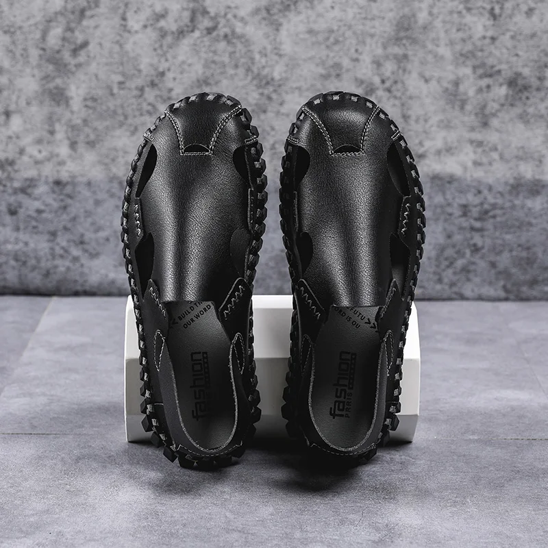 Sandals Man Beach Men's Rubber Sandals Sandels For Men Beach Outdoor Summer Flip Flops Slippers Sandals-men Roman Man Hollow
Sandals Man Beach Men's Rubber Sandals Sandels For Men Beach Outdoor Summer Flip Flops Slippers Sandals-men Roman Man Hollow