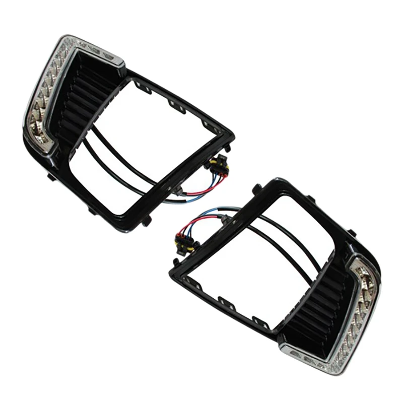 Car LED Front Bumper DRL Daytime Running Lights with Bezel for Hyundai IX25 2014-2016
Car LED Front Bumper DRL Daytime Running Lights with Bezel for Hyundai IX25 2014-2016