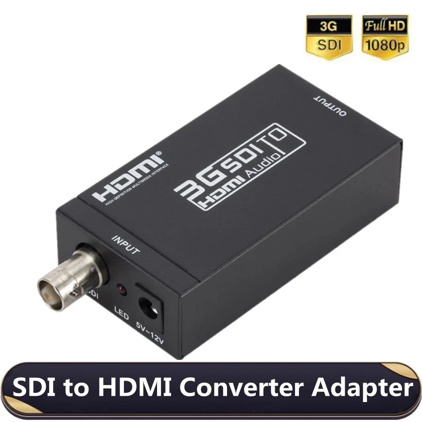 1080P HDMI To VGA Adapter with 3.5mm Audio Cable + USB Powered Digital To Analog Video Audio Converter for TV Monitor
1080P HDMI To VGA Adapter with 3.5mm Audio Cable + USB Powered Digital To Analog Video Audio Converter for TV Monitor