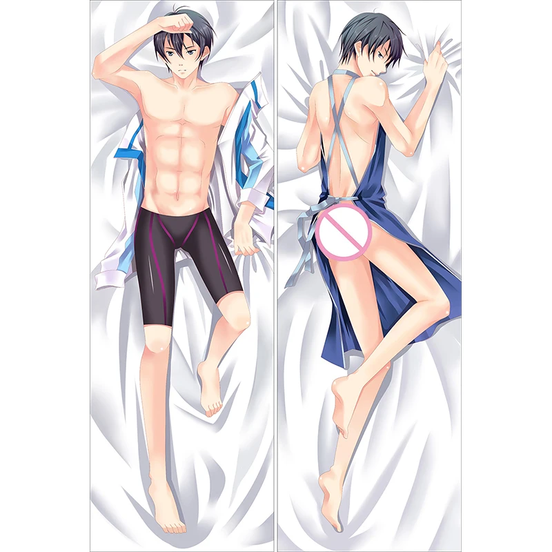 Аниме бесплатно! Чехол для плавания Iwatobi клубный мужской накидка Dakimakura Rin Matsuoka &