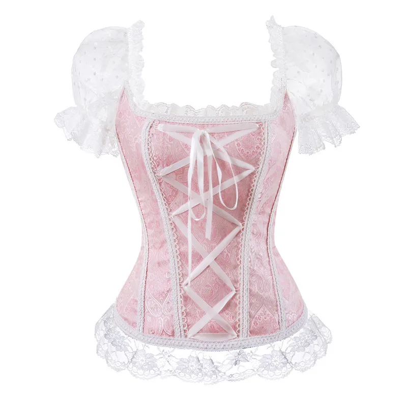 Corsets Bustiers Shapewear Lingerie Overbust Corset Lace Plus Size Brocade Zipper Floral Women Sexy Corselet Top
Corsets Bustiers Shapewear Lingerie Overbust Corset Lace Plus Size Brocade Zipper Floral Women Sexy Corselet Top