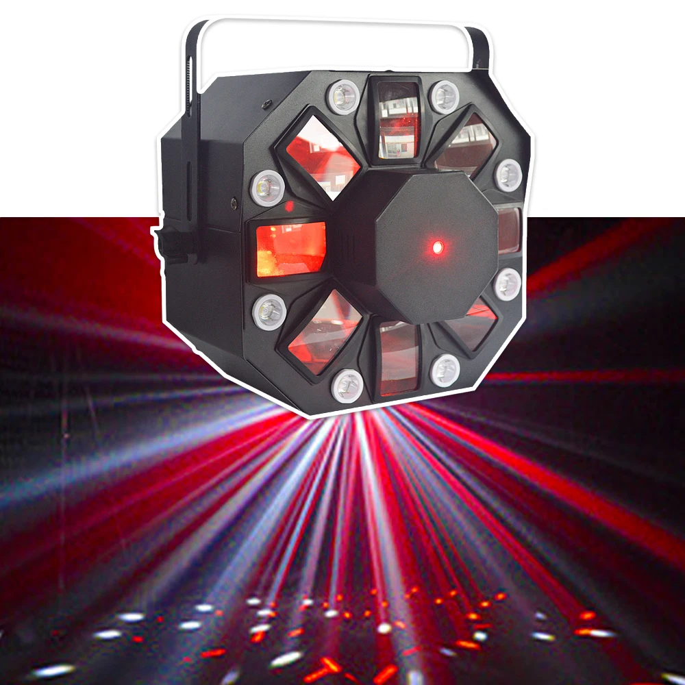 RGBWA Butterfly Light LED Laser Effect Lighting DJ Disco Strobe Light Pattern Laser Lamp Laser Projector Club Party Flash Light
RGBWA Butterfly Light LED Laser Effect Lighting DJ Disco Strobe Light Pattern Laser Lamp Laser Projector Club Party Flash Light