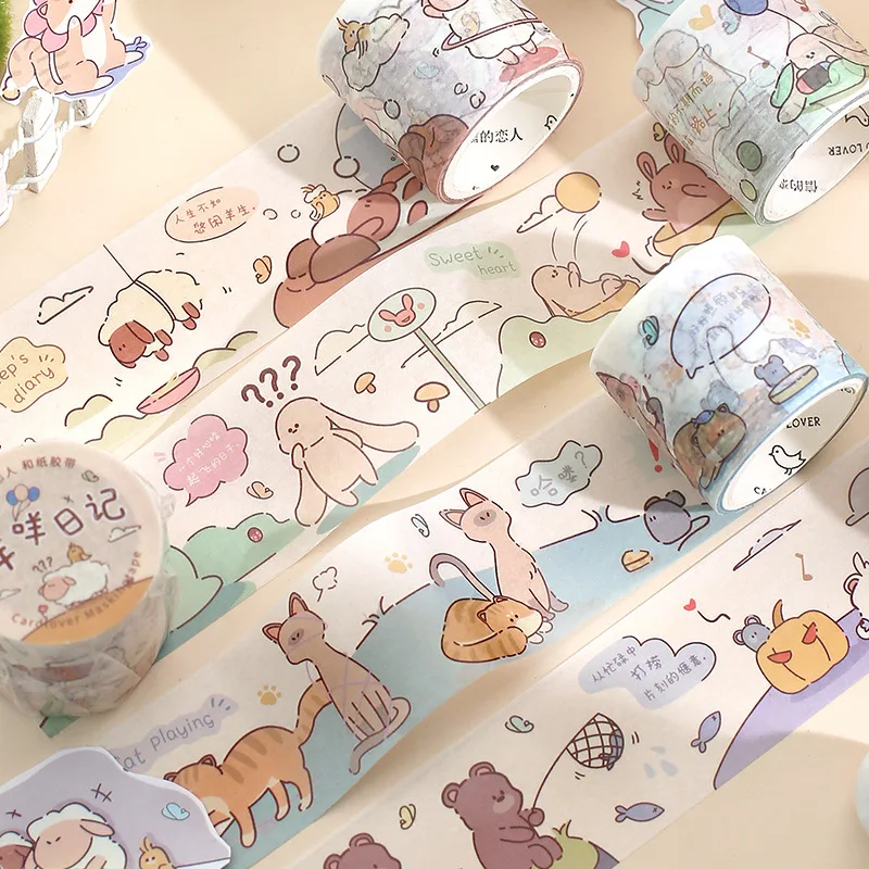 Cute Animals Washi Tape Japanese Masking Decorative Tapes For Diy Crafts And Arts Journal Planners Scrapbooking Adhesive
Cute Animals Washi Tape Japanese Masking Decorative Tapes For Diy Crafts And Arts Journal Planners Scrapbooking Adhesive