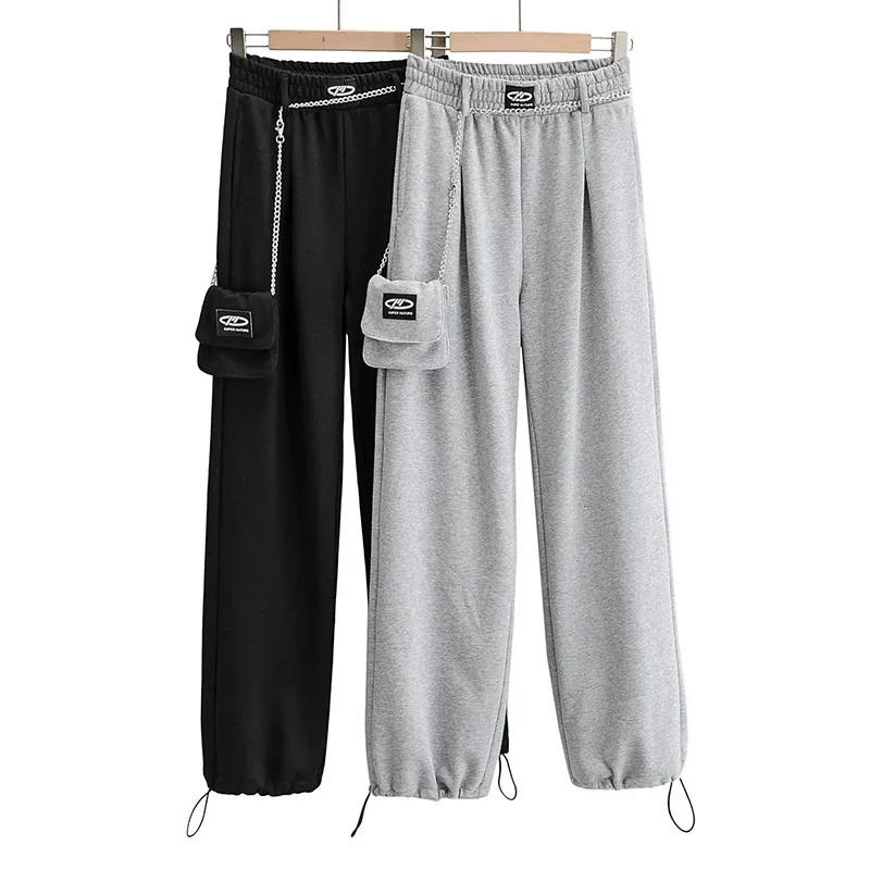 INS Hot Sale Full-Length Belt Bag Elastic Waist Guard Pants Autumn And Winter Women'S Sports Casual Pants With Trousers
INS Hot Sale Full-Length Belt Bag Elastic Waist Guard Pants Autumn And Winter Women'S Sports Casual Pants With Trousers
