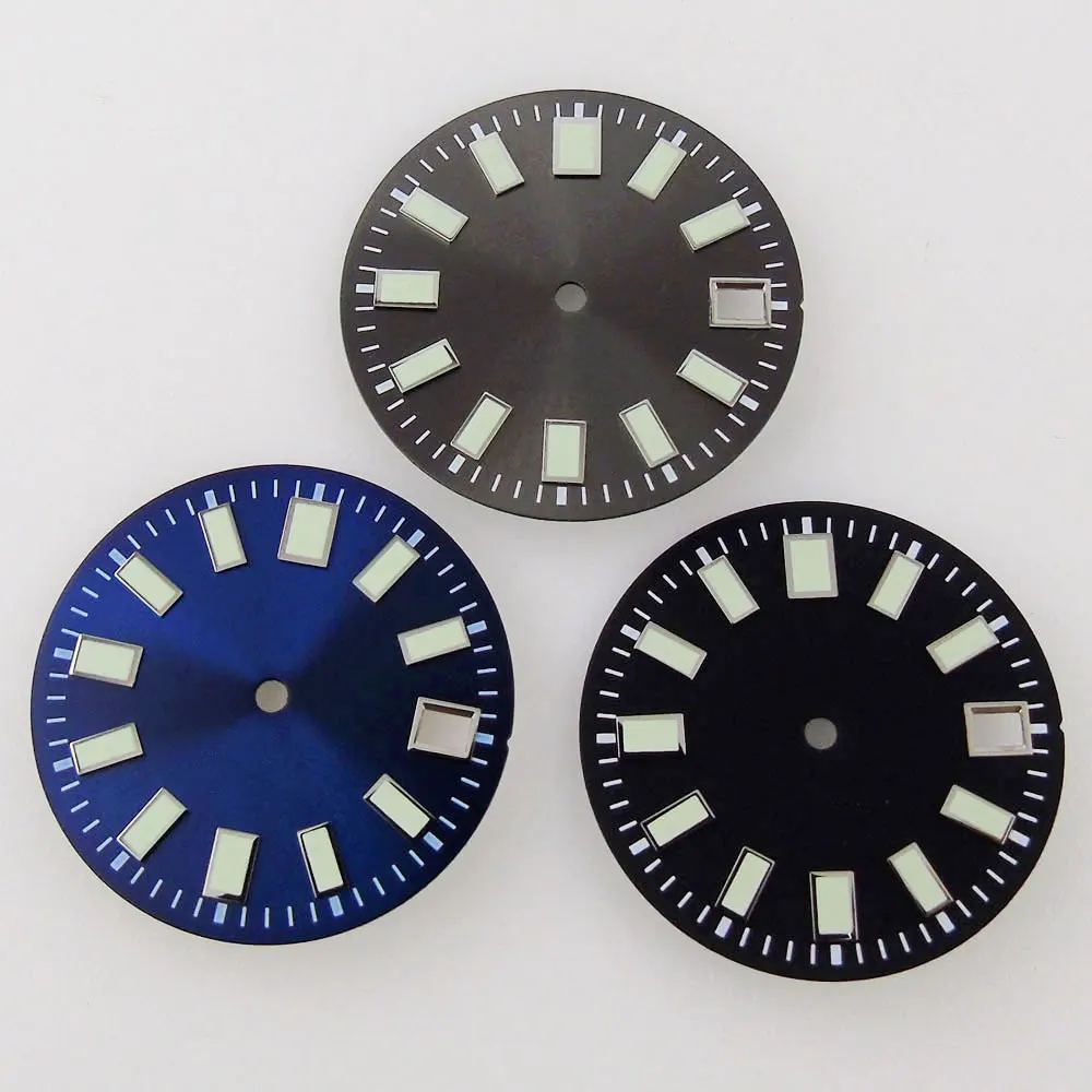 29mm fit NH35A NH36A ETA 2824 2836 MIYOTA 8215 821A Super Green Luminous Marks Grey Watch Dial Hand Set
29mm fit NH35A NH36A ETA 2824 2836 MIYOTA 8215 821A Super Green Luminous Marks Grey Watch Dial Hand Set