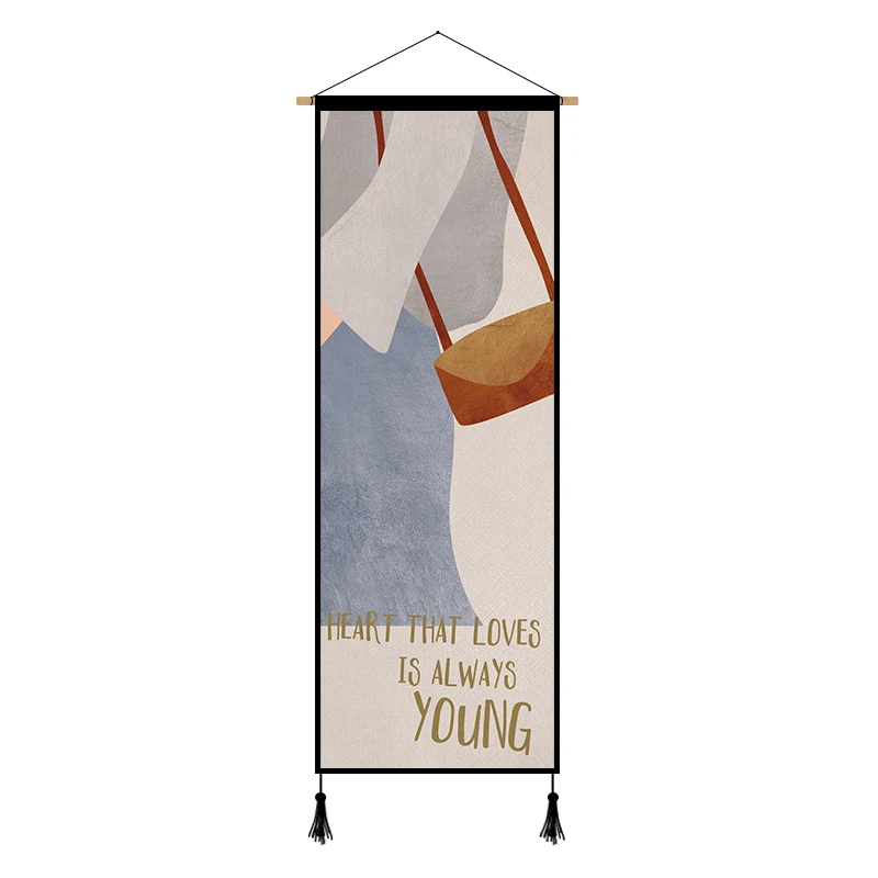 Nordic Ins Canvas Poster Wall Paintings Picture for Girls Bedroom Living Room Home Decor Wall Art Wooden Scroll Hanging Painting
Nordic Ins Canvas Poster Wall Paintings Picture for Girls Bedroom Living Room Home Decor Wall Art Wooden Scroll Hanging Painting