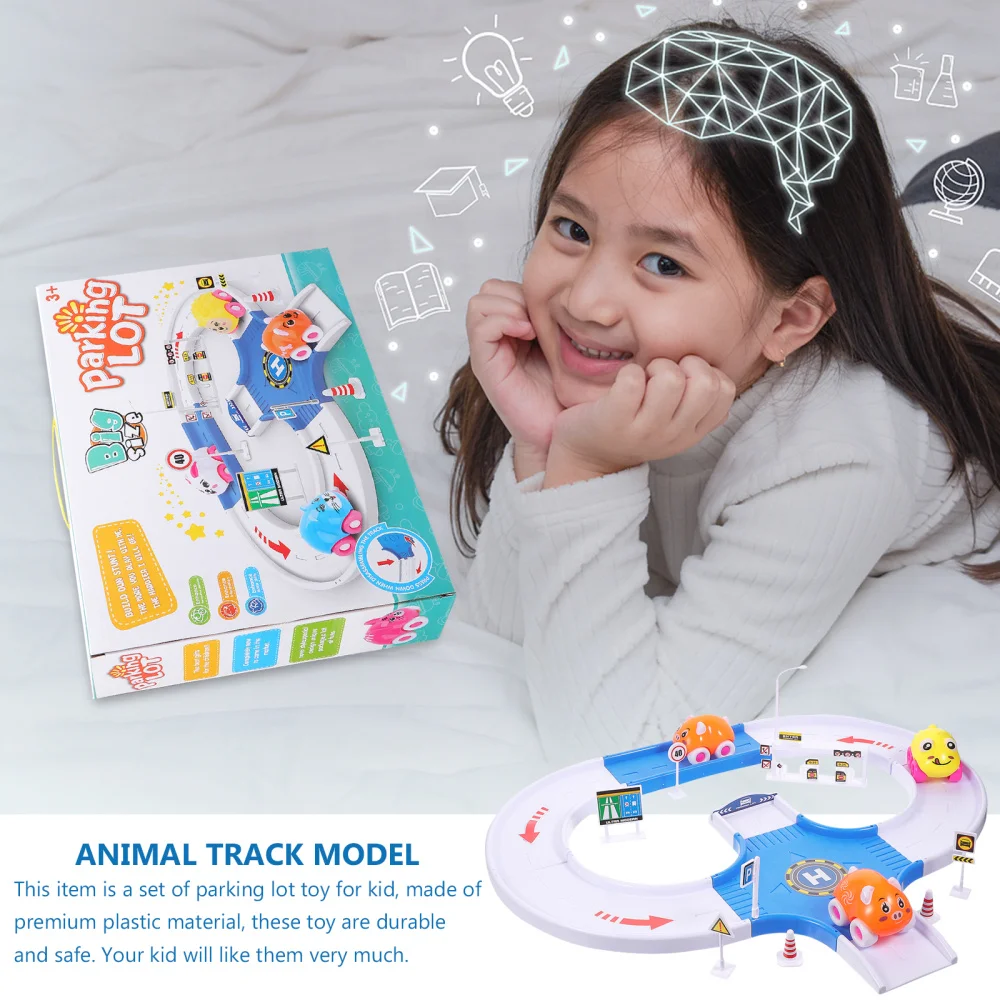 1 Set Truck Parking Lot Plaything Animal Track Racing Car Educational 
1 Set Truck Parking Lot Plaything Animal Track Racing Car Educational