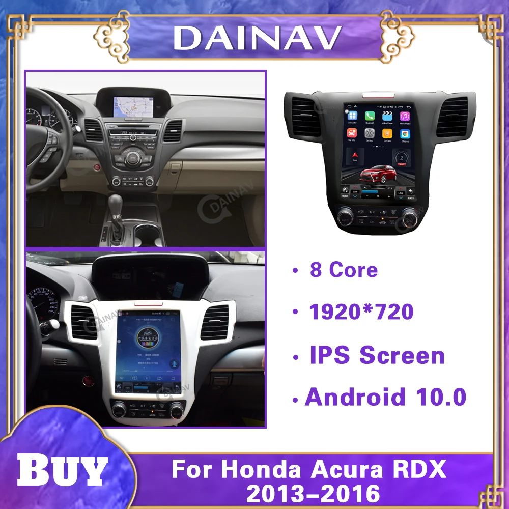 For Honda Acura RDX 2013-2016 vertical screen 2 din Android 10.0 Car Radio Car radio Stereo GPS Navigation Player Multimedia
For Honda Acura RDX 2013-2016 vertical screen 2 din Android 10.0 Car Radio Car radio Stereo GPS Navigation Player Multimedia