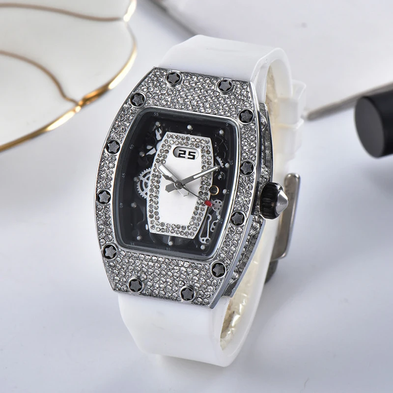 Best Edition silver lips Diamond Dial Famous Brand sport Watches women Skeleton quartz watch Casual Rubber Strap Watches Montre
Best Edition silver lips Diamond Dial Famous Brand sport Watches women Skeleton quartz watch Casual Rubber Strap Watches Montre