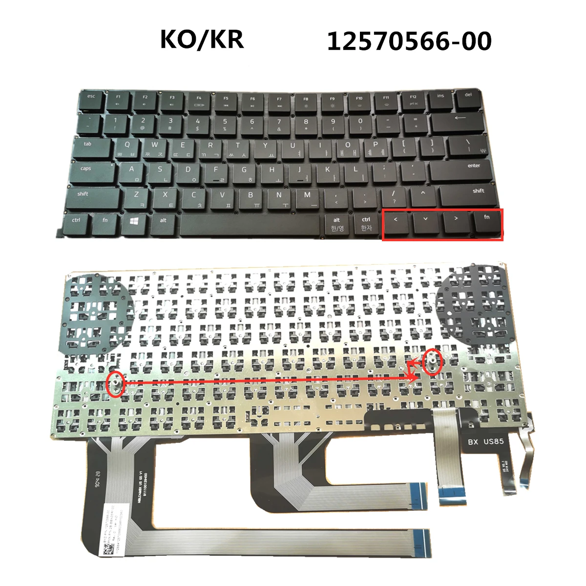 Laptop/Notebook KO/KR Backlight Keyboard for Razer Blade 17 pro RZ09 12570566-00 911100129450
Laptop/Notebook KO/KR Backlight Keyboard for Razer Blade 17 pro RZ09 12570566-00 911100129450