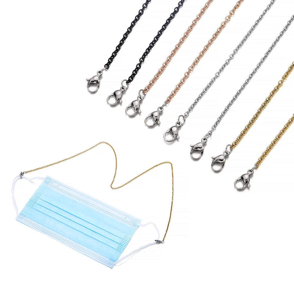 1PCS Fashion Stainless Steel Necklace Strap Mask Chains Eyeglasses Chain For Women DIY Jewelry Face Hanger Mask Line Decoration
1PCS Fashion Stainless Steel Necklace Strap Mask Chains Eyeglasses Chain For Women DIY Jewelry Face Hanger Mask Line Decoration
