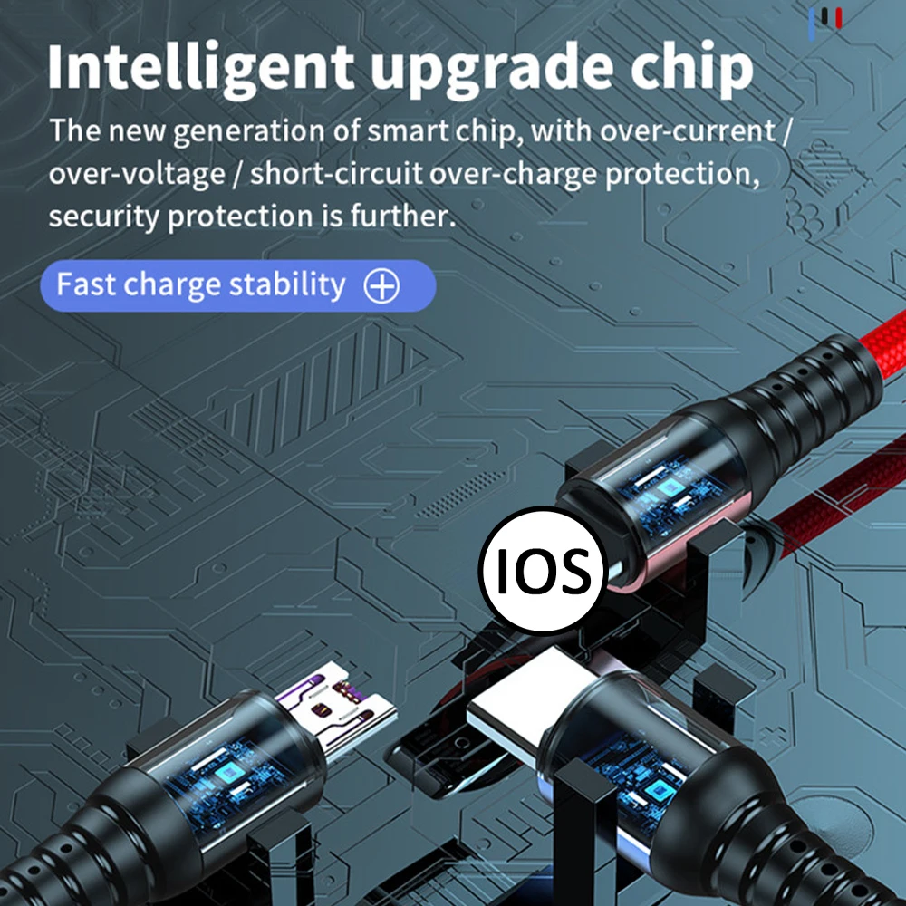 3 in 1 Micro USB Charging Cable 5A Super Fast Charger 8pin Type-C Cable Wire for iPhone/Huawei/Android IOS Adapter
3 in 1 Micro USB Charging Cable 5A Super Fast Charger 8pin Type-C Cable Wire for iPhone/Huawei/Android IOS Adapter