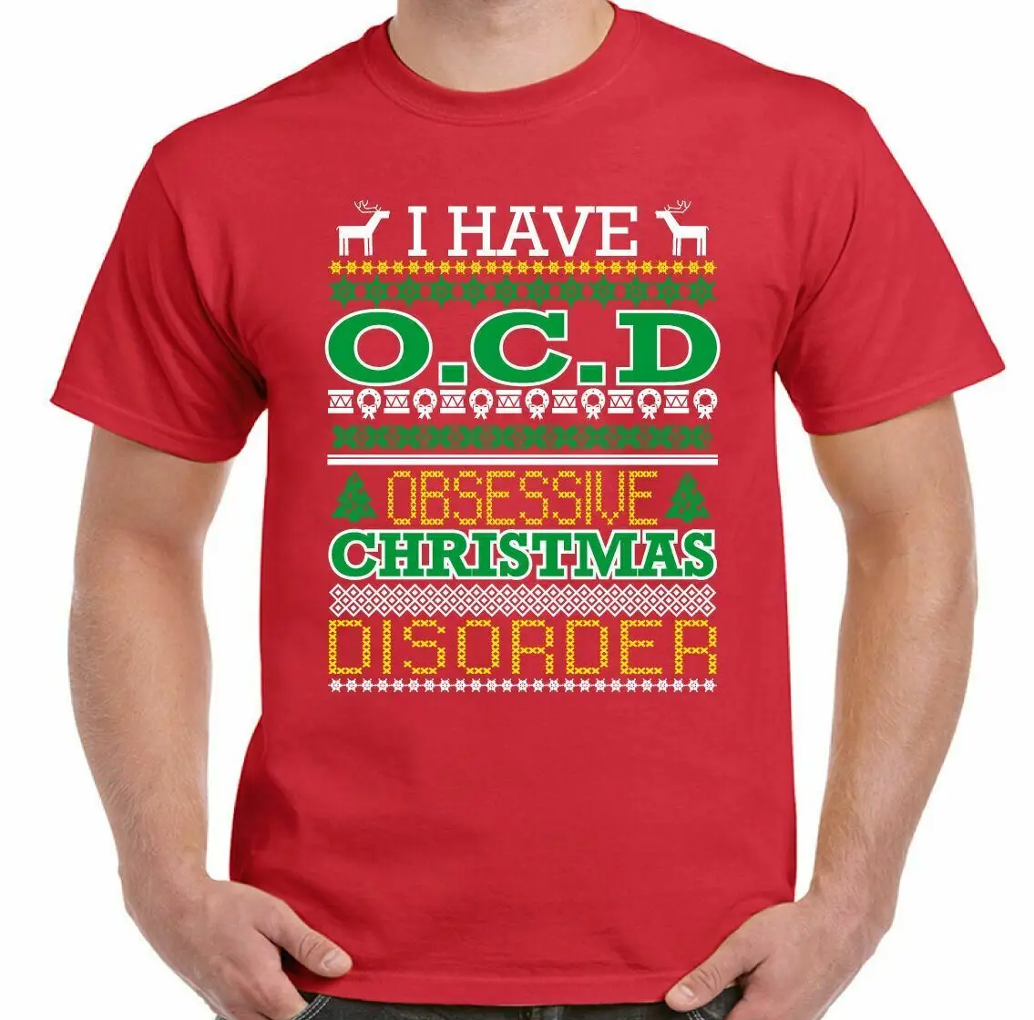 Рождественская футболка OCD забавный мужской джемпер с забавным секретным Санта-Клаусом мужская одежда в стиле хип-хоп с коротким рукавом
Рождественская футболка OCD забавный мужской джемпер с забавным секретным Санта-Клаусом мужская одежда в стиле хип-хоп с коротким рукавом