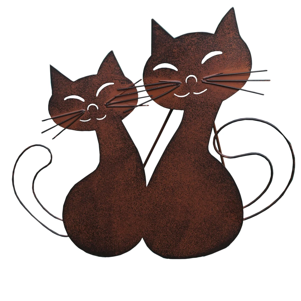 Metal Cat-Shape Statue Animal Garden Retro Sculpture Outdoor Fences Lawn Yard Decoration Figurines Romantic Ornament Statues
Metal Cat-Shape Statue Animal Garden Retro Sculpture Outdoor Fences Lawn Yard Decoration Figurines Romantic Ornament Statues