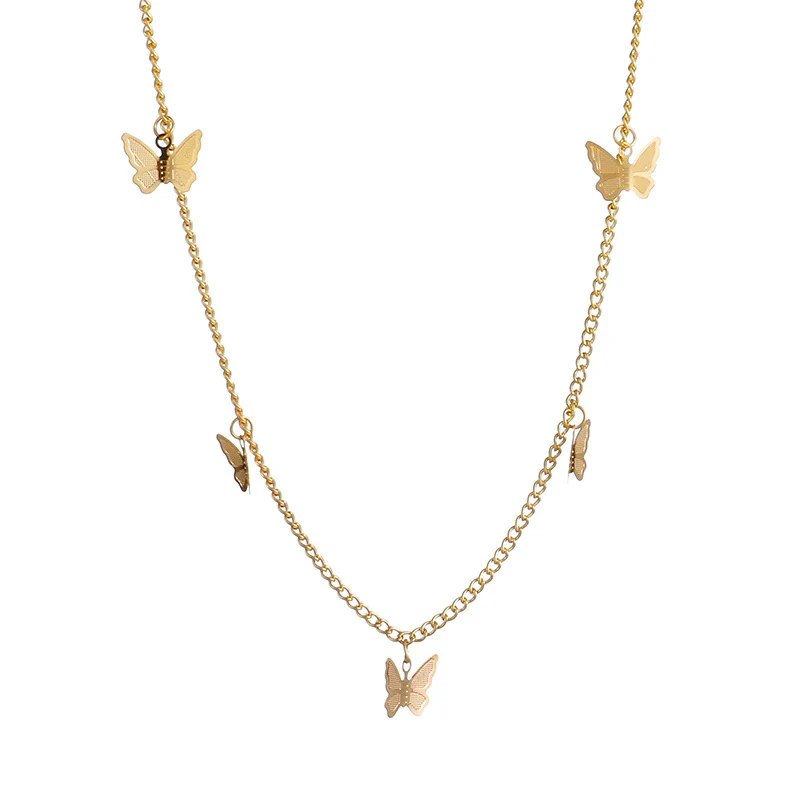 Bohemian Cute Butterfly Choker Necklace For Women Gold Silver Color Clavicle Chain 2020 Fashion Female Chocker Jewelry wholesale
Bohemian Cute Butterfly Choker Necklace For Women Gold Silver Color Clavicle Chain 2020 Fashion Female Chocker Jewelry wholesale